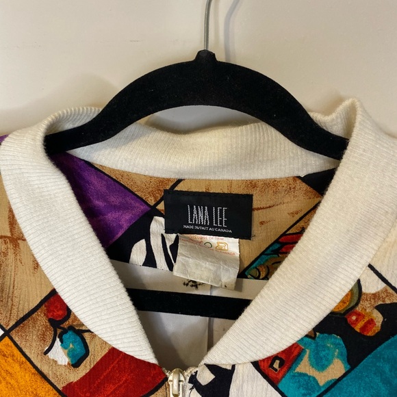 80s Statement Bomber Jacket - Picture 3 of 4